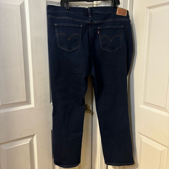 Levi's  Women’s Classic Straight Stretch Indigo Denim Jeans Size 22 W - Picture 5 of 11